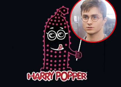 Harry Popper Condoms, Daniel Radcliffe, Harry Potter Harry Popper Condoms, Daniel Radcliffe, Harry Potter